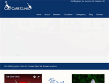 Tablet Screenshot of catcareclinic.net